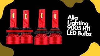 Alla Lighting 9005 H11 LED Bulbs Combo High/Low Beam Headlight Bulbs