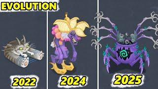 Mythical Island Evolution 2022-2025 (My Singing Monsters)