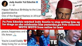 Pete Edochie wàrñed Judy Austin to stop celebrating him after online in-laws gave him WOTO WOTO