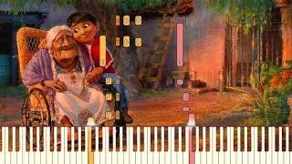 Remember Me/Recuérdame (Lullaby) - Pixar's COCO [Piano Tutorial] (Synthesia)