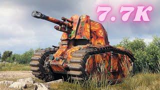 7.7K Damage with 105 leFH18B2 6 Frags & 105 leFH18B2 Arty World of Tanks , WoT Replays tank battle