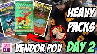 THREE HEAVY VINTAGE PACKS RIPPED! | TCG CON Houston 2024 DAY 2 VENDOR POV