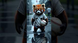 Poor Red Panda Complete  His Dream With Hard Work#cute #redpanda #ai#cartoon #story#relax