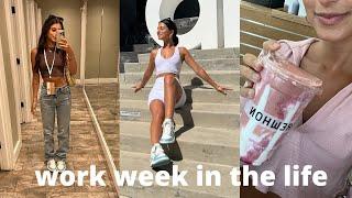 WORK WEEK IN MY LIFE: behind the scenes, holistic nutritionist & content creator, health & wellness