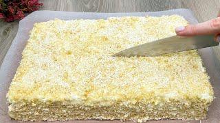 Cake in 15 minutes! Everyone is looking for this recipe! Tender and very tasty cake 