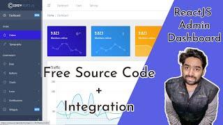 ReactJS Admin Dashboard Open Source Project & Integration