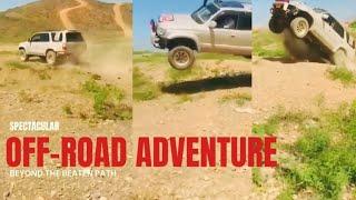 Extreme 4x4 Off-Road Adventure /Remote Mountains, Jungle, River Stream /Nature sounds