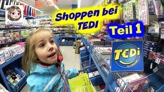 SHOPPING TOUR  Kauft eine 5-Jährige im TEDI nur Spielzeug?  Haul Teil 1