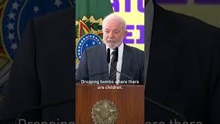 Brazilian President Lula da Silva says Israel is ‘killing innocent people without any criteria’