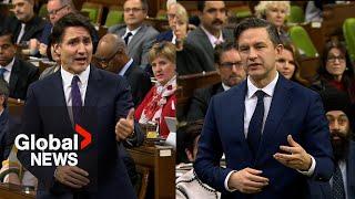 "He doesn't know": Poilievre challenges Trudeau on size of Canada's federal deficit