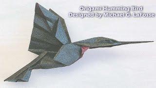 Origami Humming Bird (HD) - الطائر الطنان