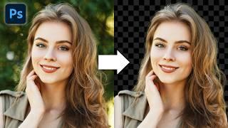 How To Cut Out Hair From COMPLEX Backgrounds In Photoshop