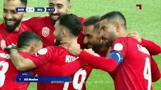 هدفا فوز البحرين 2-0 على العراق بصوت المعلق خليل البلوشي  #كأس_الخليج || #خليجي_زين26