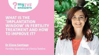 What is the  'implantation window' in fertility treatment and how to improve it?