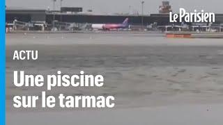 L’aéroport de Barcelone sous les eaux, des vols annulés