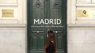 MADRID Vlog I The ONLY Guide you’ll need I First trip to Spain I itinerary ideas I good restaurants