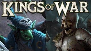 Mantic games Kings of War battle report. goblins vs Undead