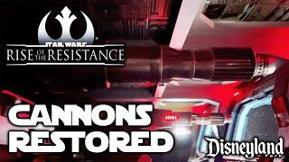 Star Wars: Rise of the Resistance POV With Cannons Restored at Disneyland