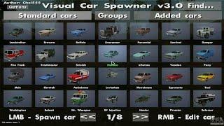 How to install visual car spawner in GTA san Andreas! |By FoxMaze