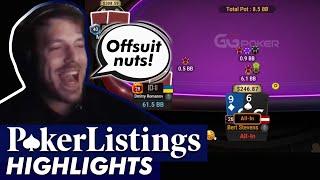 Girafganger setting trend for 69o as the new nuts!: Online Poker Highlights!