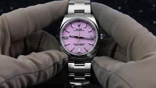 Rolex Oyster Perpetual 36 126000 Candy Pink Dial (2020 Novelty) Unboxing Video