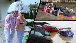 Inundatii in Moldova si Romania