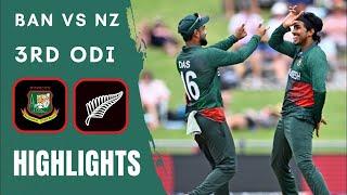 New Zealand Vs Bangladesh 3rd Odi Match Full Highlights 2023 l Pasha Tv