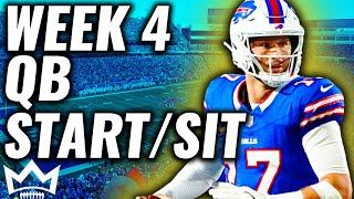 Quarterbacks You MUST START and SIT in Week 4 (Every Matchup) | 2024 Fantasy Football