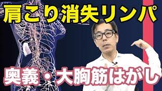 【首こり肩こり保存版】1回で超スッキリ！ガンコな肩こりがなくなる最強リンパ