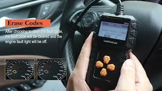 LeeKooLuu LK11 OBD2 Scanner Ease Setup Plug-Play Readiness for All Cars Since 1996 & Newer