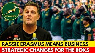 RASSIE ERASMUS REINFORCES THE TEAM WITH SURPRISING CHANGES! | SPRINGBOKS NEWS