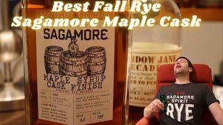 Sagamore Maple Syrup Cask Rye Whiskey 2024 Release. The Best Fall Whiskey!