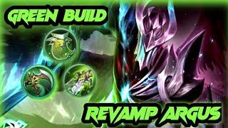 REVAMP ARGUS GREEN BUILD|ARGUS MVP GAMEPLAY|-TOP 1 ARGUS~MLBB