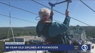 Something Good: 96-year-old ziplines at Foxwoods