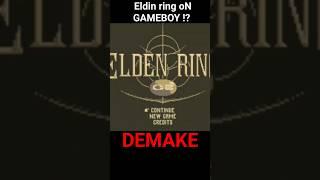 Eldin ring Full game On Gameboy WTF!?? Demake #demake #eldinring #gb #gameboy #retro #fromsoft