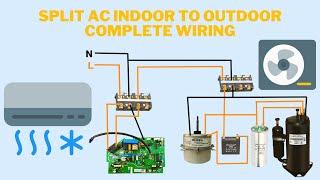 split ac wiring diagram indoor outdoor single phase complete