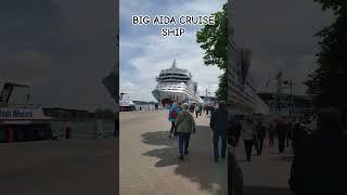 Front Of Aida Cruise Ship #aida #cruiseship #germany #shorts