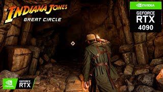 INDIANA JONES: RTX 4090 | 9800X3D | 4K DLSS 3 MAX SETTINGS | FULL RAY TRACING