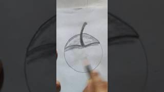 How To Make Apple Easy Drawing #shorts #ytshorts #viralreels #newsong #roji art gallery