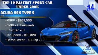 Top 10 Fastest Sport Car under 200k