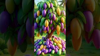 Easy and fast techniques for growing and planting mango fruit trees that bear fruit quickly. #garden