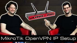 MikroTik Tutorial 25 OpenVPN IP Setup [deutsch]