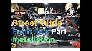 STREET GLIDE Front Fork Part Installation 할리 스트리트글라이드 프론트포크 파츠 장착과정