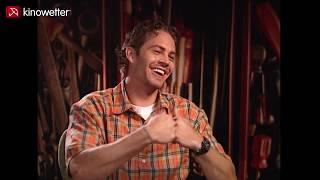 Interview Paul Walker THE FAST AND THE FURIOUS