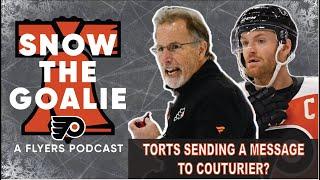 Is Philadelphia Flyers Head Coach John Tortorella Sending a Message to Captain Sean Couturier?