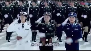 乘風破浪_中國女兵英姿