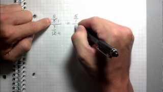 Simplifying Complex Fractions - Best Explanation