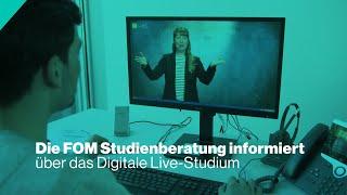 Wie studiert man im Digitalen Live-Studium der FOM Hochschule?