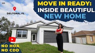 MOVE IN READY: Inside Beautiful NEW HOME in Deltona, FL!! NO HOA - NO CDD