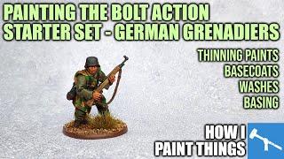 Just the Basics: Painting Your First WWII German Grenadiers [How I Paint Things]